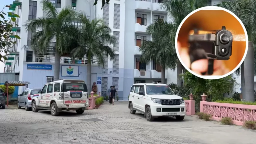 ग्रेटर नोएडा: हॉस्टल में 2 छात्रों के बीच विवाद; दोनों ने एक-दूसरे को मारी गोली; एक की मौत