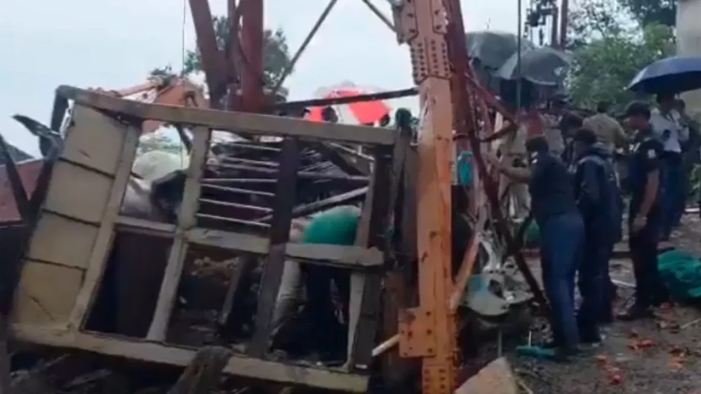 गुजरात के पंचमहल में बड़ा हादसा, रोपवे टूटने से 6 की मौत, कई घायल