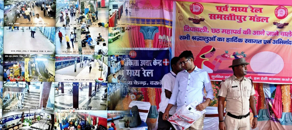यात्रियों को मिली राहत: छठ के लिए रेलवे ने चलाई स्पेशल ट्रेनें, होल्डिंग एरिया और CCTV से निगरानी, लोग कर रहे तारीफ