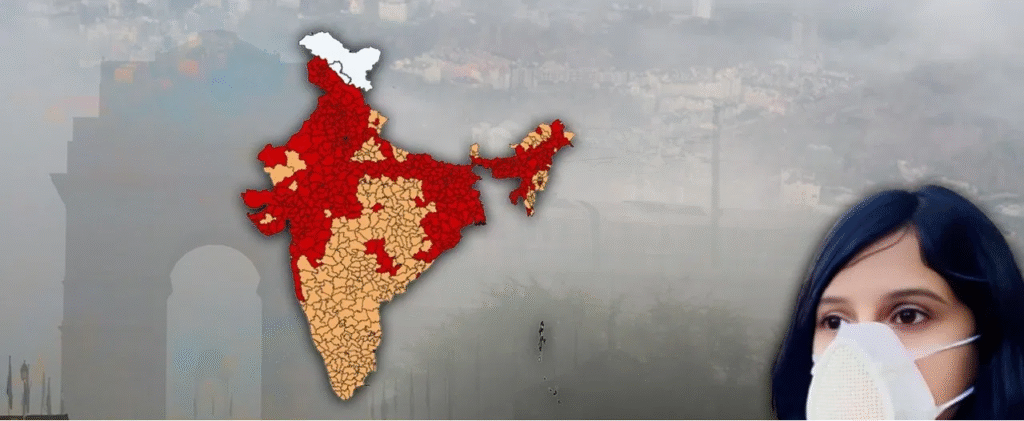 पूर्वोत्तर बना प्रदूषण का नया केंद्र! CREA की रिपोर्ट में खुलासा, देश के 60 से अधिक जिलों की हवा खराब