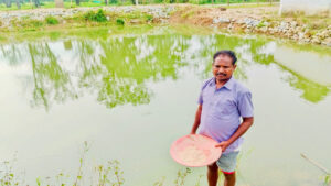 सुकमा में मनरेगा से बनी डबरी से बदली किसान की जिंदगी, अब मछली पालन से हो रही अतिरिक्त आमदनी