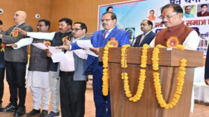 सर्व रविदास समाज के शपथ ग्रहण समारोह में शामिल हुए CM साय, कहा- शिक्षा से ही बदलेगा समाज का भविष्य