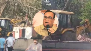 दिल्ली की राजनीति में बवाल: झंडेवालान मंदिर के पास बुलडोजर एक्शन से हड़कंप, कांग्रेस ने संसद में उठाया मुद्दा, BJP-कांग्रेस आमने-सामने
