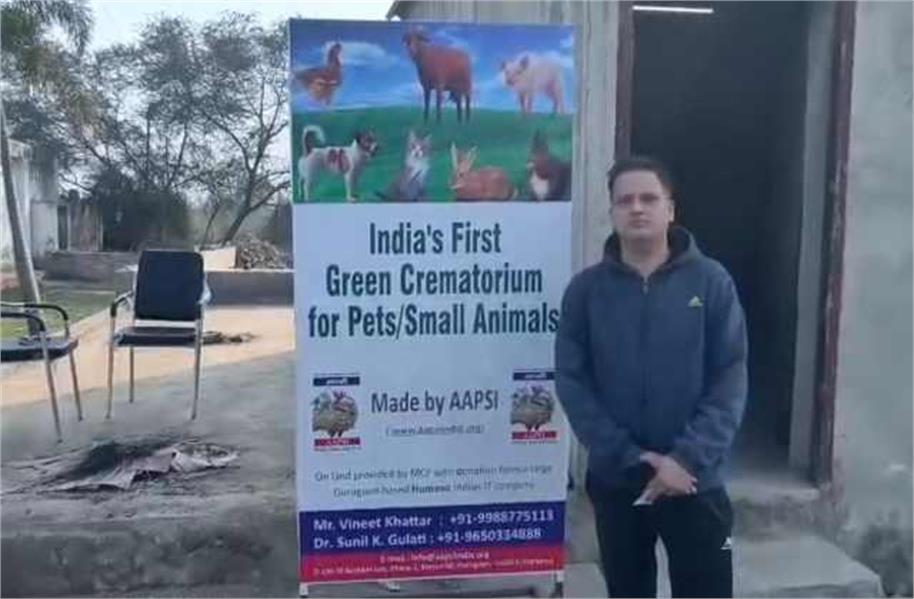 फरीदाबाद में आवारा पशुओं के लिए बना प्रदेश का पहला श्मशान घाट, अब सम्मानजनक तरीके से होगा अंतिम संस्कार