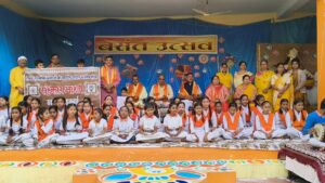 सरस्वती शिशु विद्या मंदिर कल्याणगंज में वसंत पंचमी उत्सव, नन्हे बच्चों ने शुरू किया शिक्षा का सफर