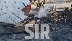 बंगाल में SIR पर संग्राम: पुरुलिया के बाद अब चाकुलिया में तांडव, BDO दफ्तर फूंका; दस्तावेजों के साथ जल गई शांति