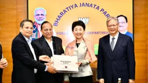 गलवान के बाद पहली बार: बीजेपी मुख्यालय पहुंचा चीनी कम्युनिस्ट पार्टी का डेलिगेशन, ‘पार्टी-टू-पार्टी’ रिश्तों पर हुआ मंथन।