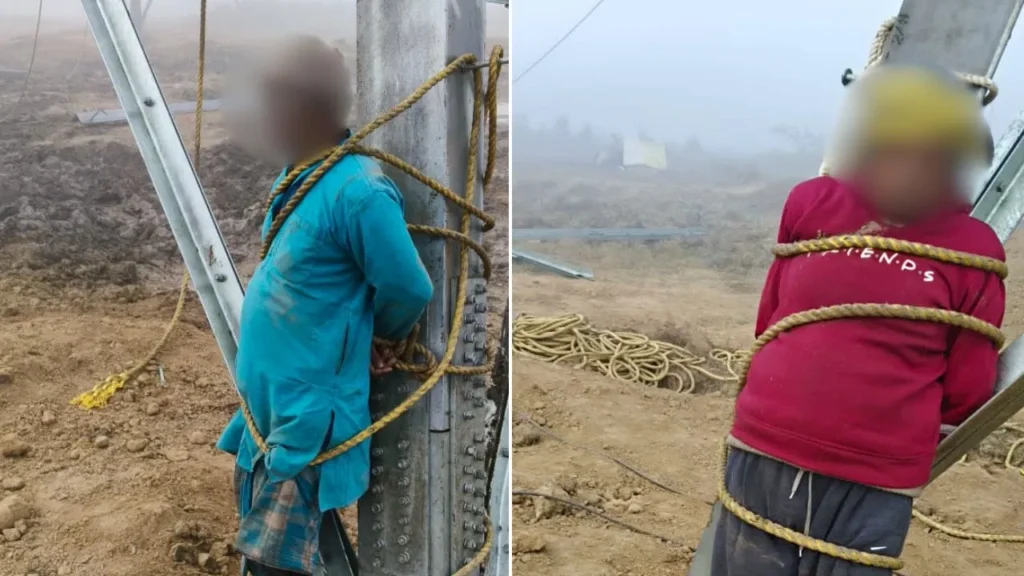 बदमाशों का बेखौफ तांडव: पहरेदारों को बनाया बंधक, हाई-वोल्टेज ट्रांसमिशन लाइन साइट पर ढाई लाख की बड़ी चोरी