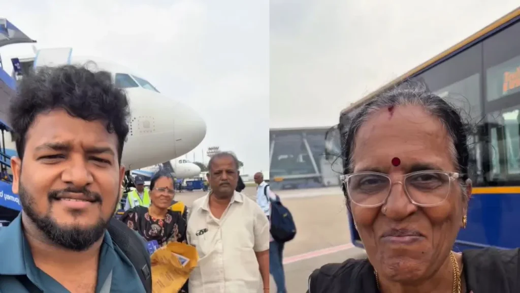 पंखों से उड़ान, दुआओं का साथ: जब बेटे ने पहली बार माता-पिता को कराया ‘हवाई सफर’, सोशल मीडिया पर नम हुईं आंखें