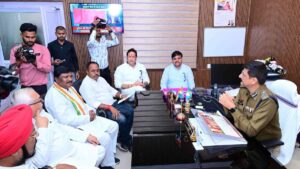 Law and Order: बिगड़ती कानून व्यवस्था पर भड़की कांग्रेस, पुलिस कमिश्नर का घेराव कर अपराधों पर रोक लगाने की मांग