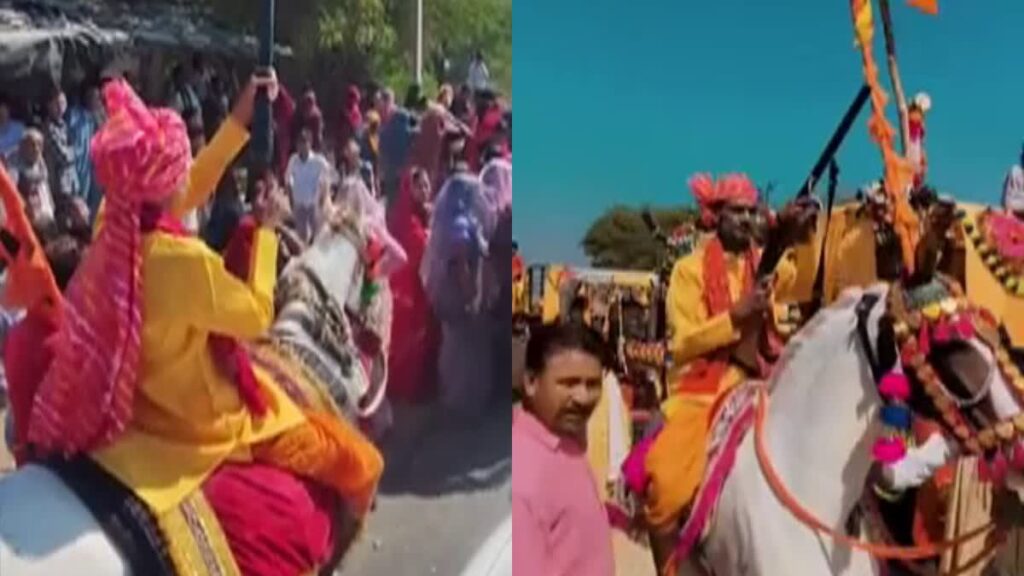 MP News: विधायक बाबू जंडेल ने तोड़े नियम, शिव बारात में हाथ में बंदूक लेकर की हर्ष फायरिं