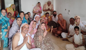 पंधाना में मुनि श्री विशोध सागर महाराज की मंगल अगवानी, ‘रत्नकरण श्रावकाचार’ पर दिए प्रवचन