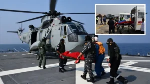 Indian Navy Rescue: भारतीय नौसेना ने बीच समंदर में जापानी नाविक को किया एयरलिफ्ट, 200 किमी दूर से ऐसे बचाई जान