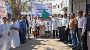 खंडवा: विश्व टीबी दिवस पर निकली जन जागरूकता रैली, 100 दिवसीय ‘टीबी मुक्त भारत अभियान’ का शंखनाद