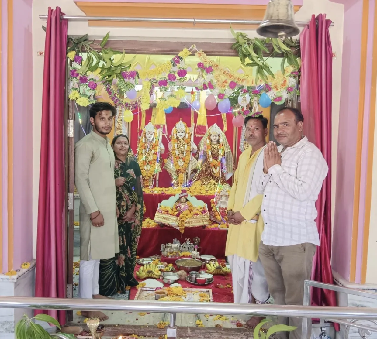 खंडवा: मथेला में धूमधाम से मनी राम नवमी, ‘भए प्रगट कृपाला’ स्तुति से गूंजा श्रीराम मंदिर