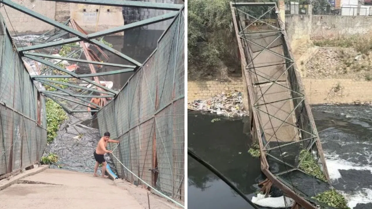 दिल्ली ब्रिज हादसा: टल गया ‘मौत का तांडव’! पुल गिरने से 1 महिला की मौत, लेकिन 1 घंटे पहले वहां से गुजरे थे सैकड़ों स्कूली छात्र; थर्रा उठे परिजन