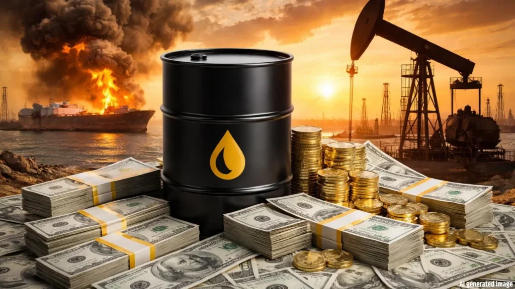 Crude Oil Price Surge: मिडिल ईस्ट तनाव से कच्चे तेल की कीमतों में उछाल, अमेरिकी ऑयल कंपनियों को $60 बिलियन के फायदे की उम्मीद; भारत में बढ़ सकते हैं दाम