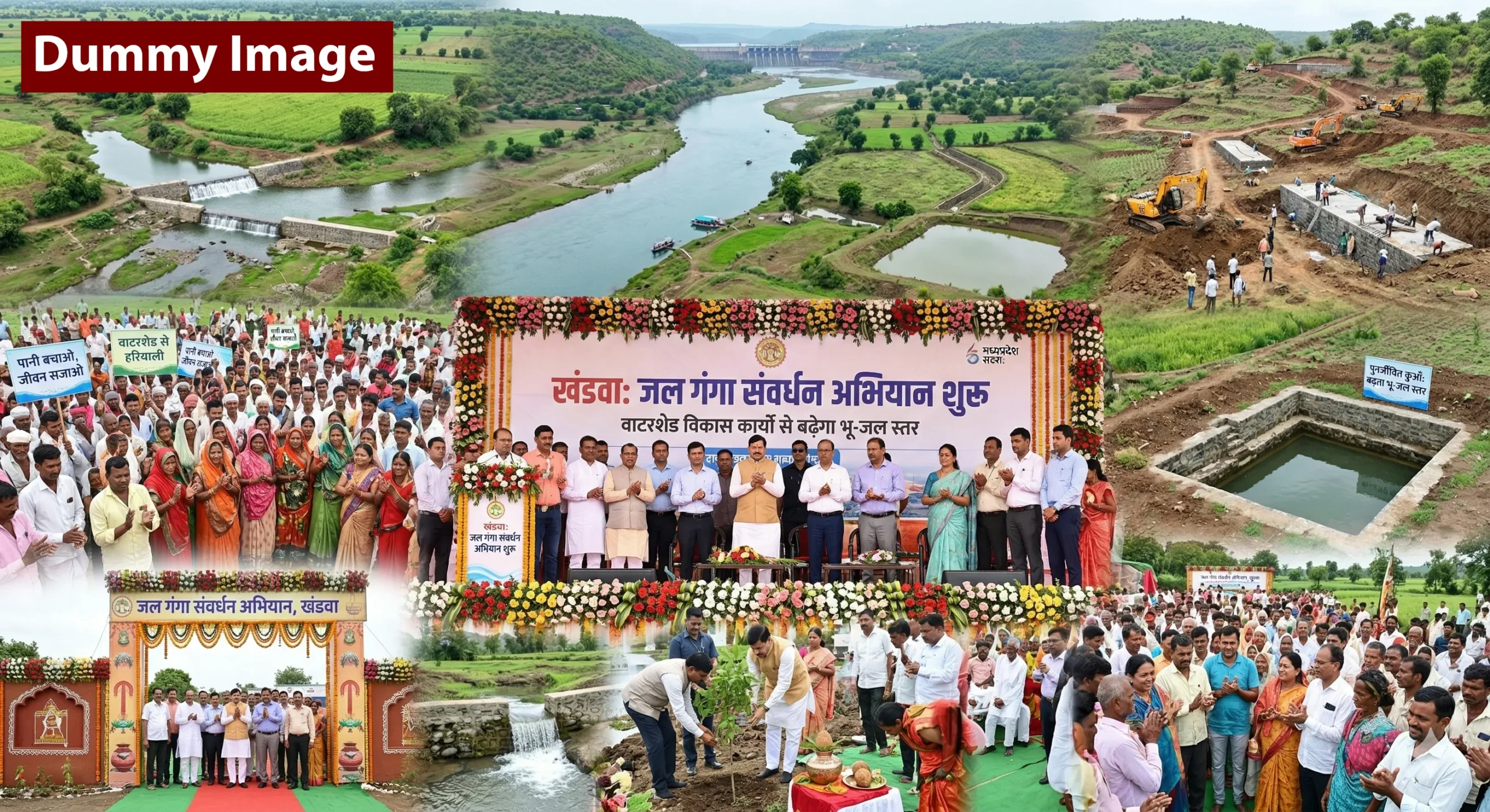 खंडवा: जल गंगा संवर्धन अभियान शुरू, वाटरशेड विकास कार्यों से बढ़ेगा भू-जल स्तर