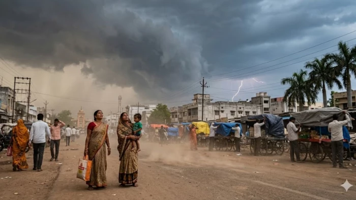 CG Weather Update: छत्तीसगढ़ में आसमानी आफत! अगले 24 घंटे भारी बारिश, ओले और बिजली गिरने का ऑरेंज अलर्ट