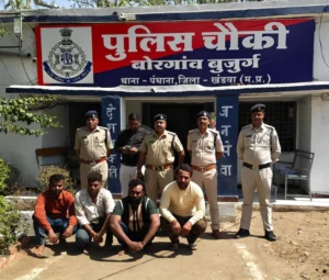 खंडवा: बोरगांव पुलिस की बड़ी कार्रवाई, महाराष्ट्र ले जाए जा रहे 19 गोवंश मुक्त; 10 लाख का मशरूका जब्त