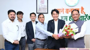 छत्तीसगढ़ में जापानी निवेश की तैयारी: सीएम विष्णु देव साय से मिला जापान का प्रतिनिधिमंडल, इन सेक्टरों पर हुई चर्चा