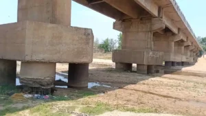 Latehar News: लातेहार में औरंगा नदी पर बने पुल का अस्तित्व संकट में, पिलर क्षतिग्रस्त होने से आवाजाही पर खतरा