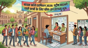 खंडवा कॉलेज एडमिशन 2026: स्ट्रीम बदलने वाले छात्रों के लिए वॉक-इन इंटरव्यू शुरू, जानें नियम