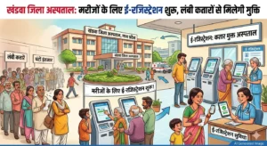 खंडवा जिला अस्पताल: मरीजों के लिए ई-रजिस्ट्रेशन शुरू, लंबी कतारों से मिलेगी मुक्ति