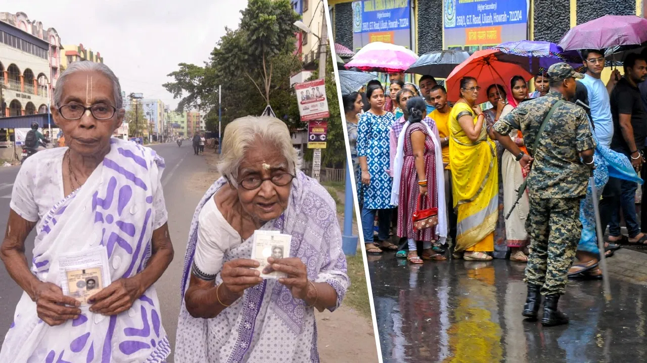 मतदान का उत्साह: पश्चिम बंगाल में आजादी के बाद का सबसे अधिक भागीदारी वाला चुनाव देखा गया, जहाँ दोनों चरणों का कुल मतदान प्रतिशत लगभग 92.47% रहा