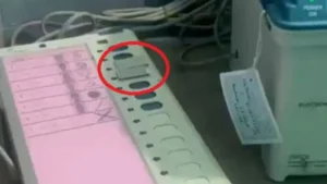 West Bengal Election 2026: फाल्टा में EVM के ‘कमल’ बटन पर टेप लगाने का आरोप, चुनाव आयोग बोला- ‘जरूरी हुआ तो होगी दोबारा वोटिंग’