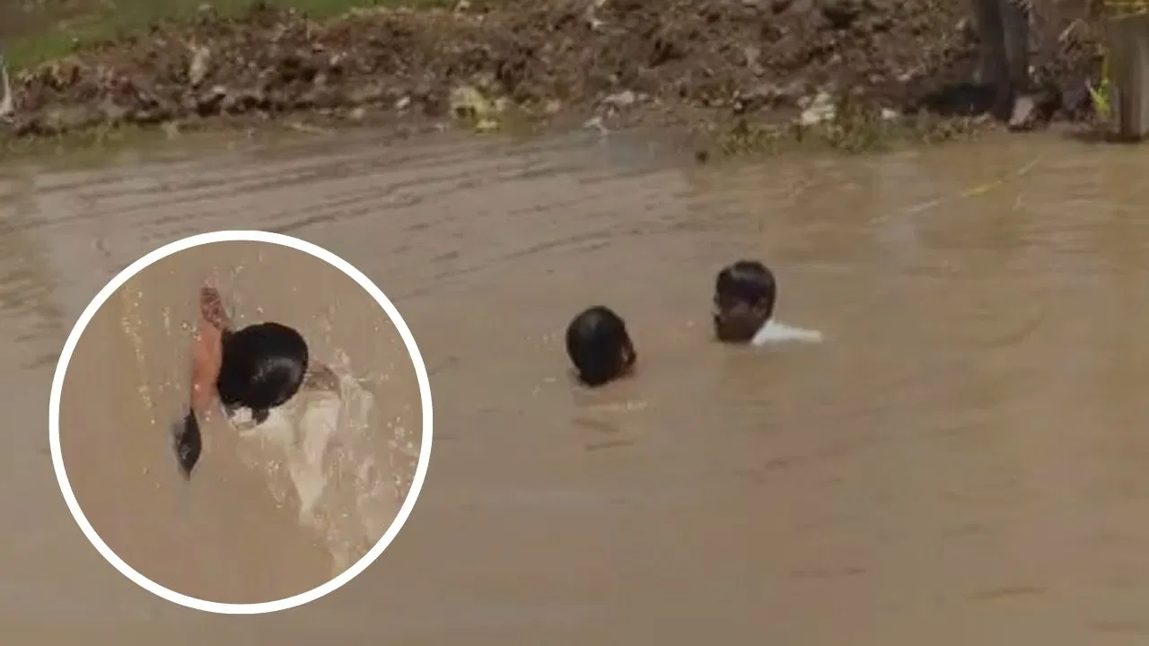 नांदेड़ में भारी बारिश के बीच बड़ा हादसा: स्कूल से घर लौट रहे 4 बच्चे नाले में डूबे, चारों के शव बरामद