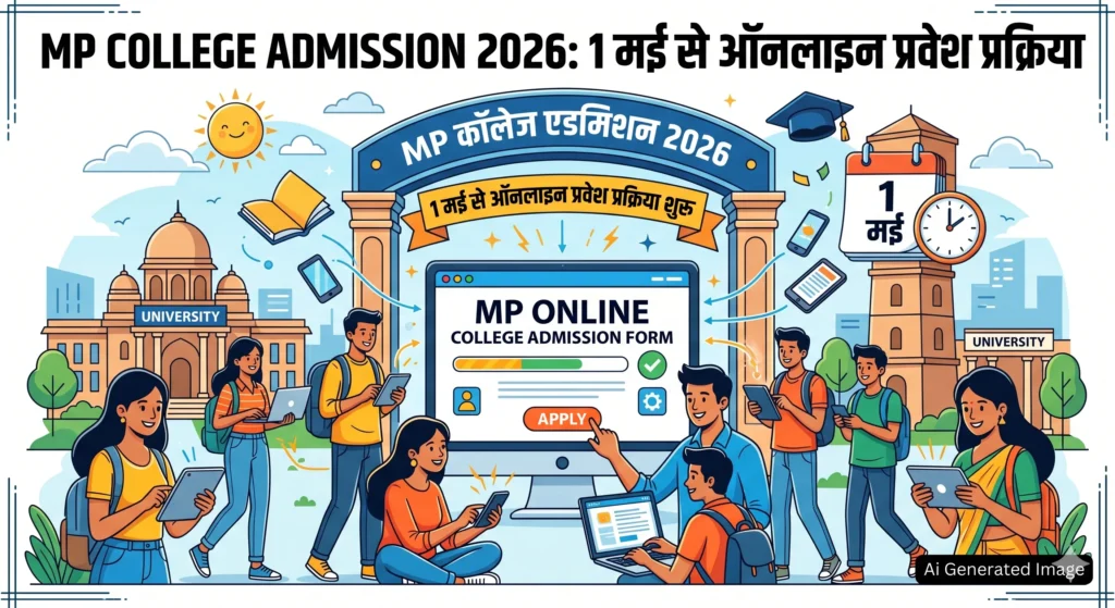 MP College Admission 2026: 1 मई से शुरू होगी ऑनलाइन प्रवेश प्रक्रिया, जानें डिटेल