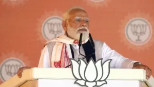 PM Modi in Assam: पीएम मोदी का कांग्रेस पर बड़ा प्रहार, बोले— “कांग्रेस वही गीत गा रही जिसकी धुन पाकिस्तान ने बनाई”