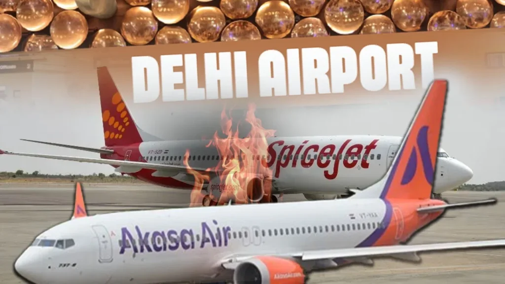 दिल्ली एयरपोर्ट पर दो विमानों के बीच टक्कर: स्पाइसजेट और अकासा एयर के विंग्स आपस में टकराए, बाल-बाल बचे यात्री