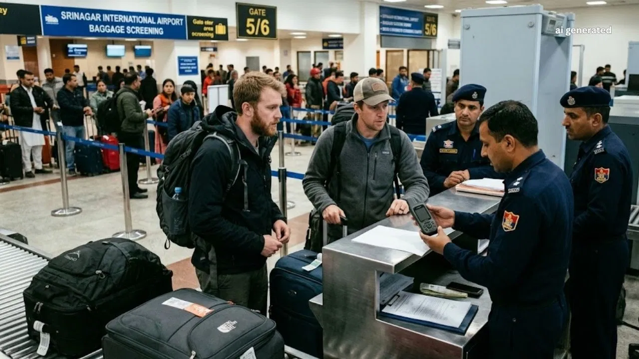 Srinagar Airport: श्रीनगर एयरपोर्ट पर 2 अमेरिकी नागरिक हिरासत में, चेकिंग के दौरान बैग से मिला Garmin सैटेलाइट फोन