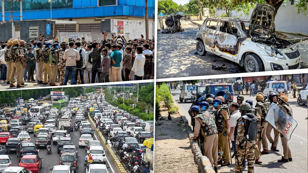 Noida Traffic Alert: नोएडा में मजदूरों का उग्र प्रदर्शन, दिल्ली-गाजियाबाद की सड़कें जाम; कई किलोमीटर तक लगा लंबा जाम