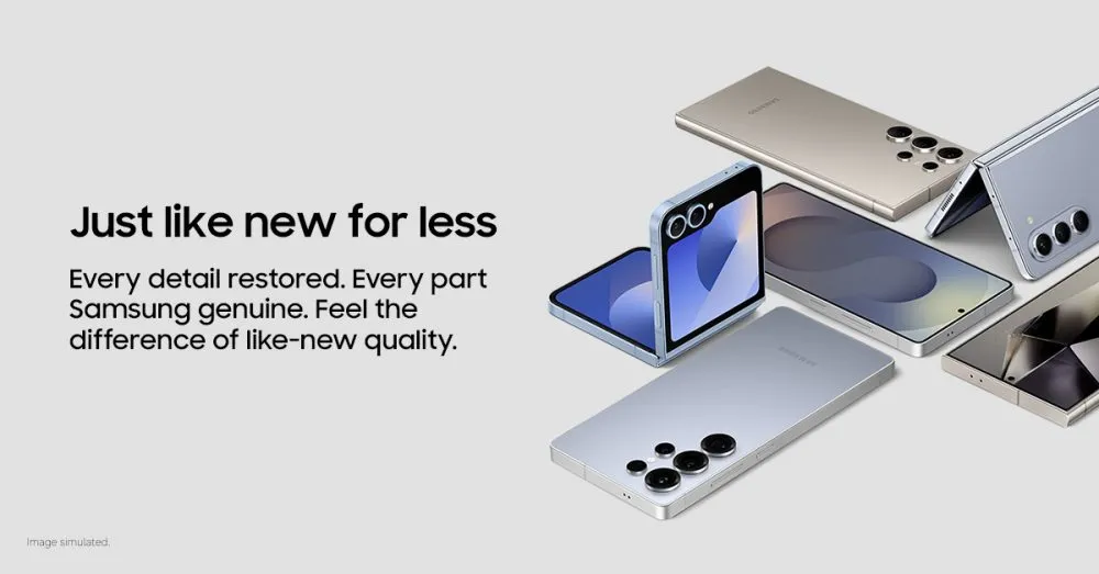 Samsung Certified Re-Newed: सैमसंग ने भारत में लॉन्च किया ‘सर्टिफाइड री-न्यूएड’ प्रोग्राम, कम कीमत में मिलेंगे प्रीमियम स्मार्टफोन