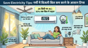 Save Electricity Tips: गर्मी में बिजली बिल कम करने के आसान टिप्स, 26 डिग्री पर AC चलाने से मिलेगी 30% तक राहत