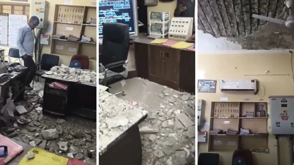 Railway Station Collapse: भ्रष्टाचार की भेंट चढ़ा [शहर का नाम] स्टेशन? 5 साल में ही ढही छत, 1 अधिकारी दबा