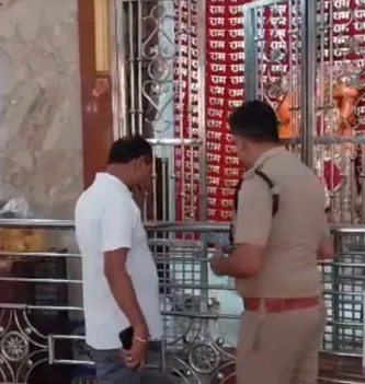 किशोर नगर के मनोकामनेश्वर हनुमान मंदिर में बड़ी चोरी, मूर्तियों से 7 किलो चांदी के मुकुट गायब