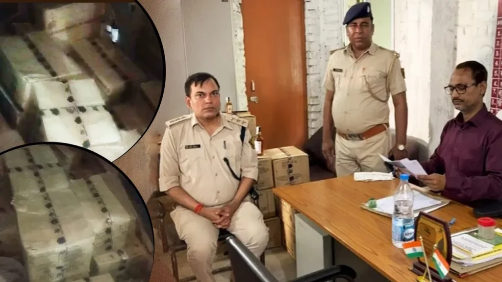 Liquor Smuggling: पुलिस की बड़ी कार्रवाई, झाड़ियों से 500 लीटर अवैध विदेशी शराब जब्त, दो अरेस्ट