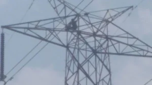 Dhamtari News: धमतरी में हाईटेंशन टावर पर चढ़ा युवक, 1 घंटे तक चला हाईवोल्टेज ड्रामा; नीचे उतरने के लिए रखी ये शर्त