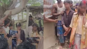 Katihar Crime News: कटिहार में मानवता शर्मसार, नाबालिगों को खूंटे से बांधकर पीटा, सिर मुंडवाकर जबरन कराई शादी