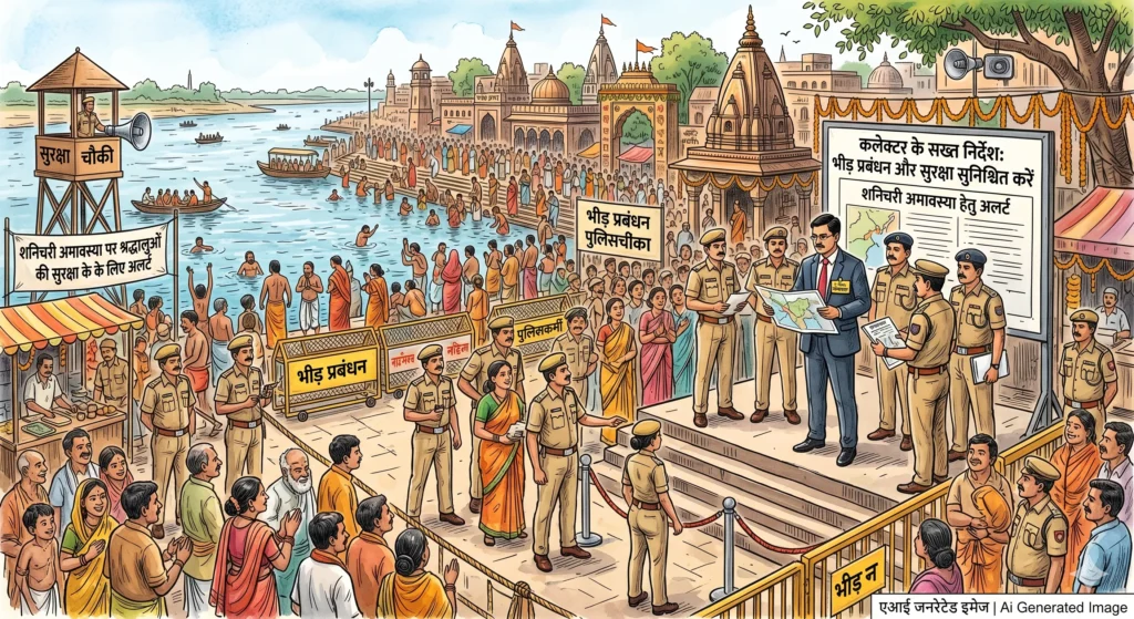 शनिचरी अमावस्या पर श्रद्धालुओं की सुरक्षा के लिए अलर्ट, कलेक्टर ने जारी किए सख्त निर्देश