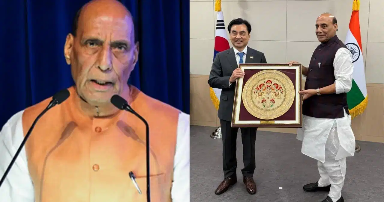 Rajnath Singh South Korea Visit: सियोल में गरजे राजनाथ सिंह—’भारत को विकसित देश बनने से दुनिया की कोई ताकत नहीं रोक सकती’