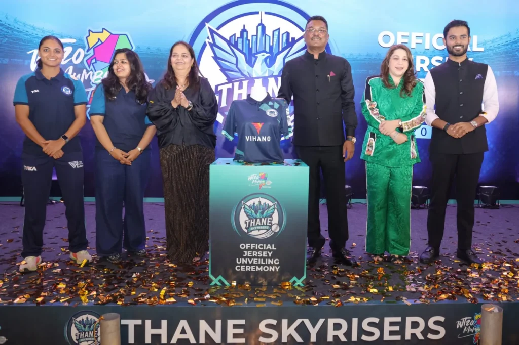 Women’s T20 Mumbai League: W20 लीग से पहले ठाणे स्काईराइजर्स ने लॉन्च की जर्सी, खिताब जीतने के इरादे से उतरेगी टीम