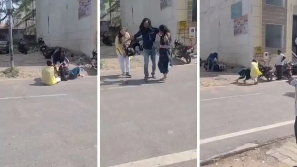 Agra Viral Video: आगरा की सड़कों पर ‘पति, पत्नी और वो’ का हाई-वोल्टेज ड्रामा; बीच सड़क पर चप्पलों से हुई जमकर मारपीट