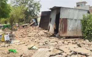 Irrigation Department Action in Yamunanagar: सरकारी जमीन से हटाया अतिक्रमण; नोटिस के बाद भी कब्जा न हटाने वालों पर गिरी गाज