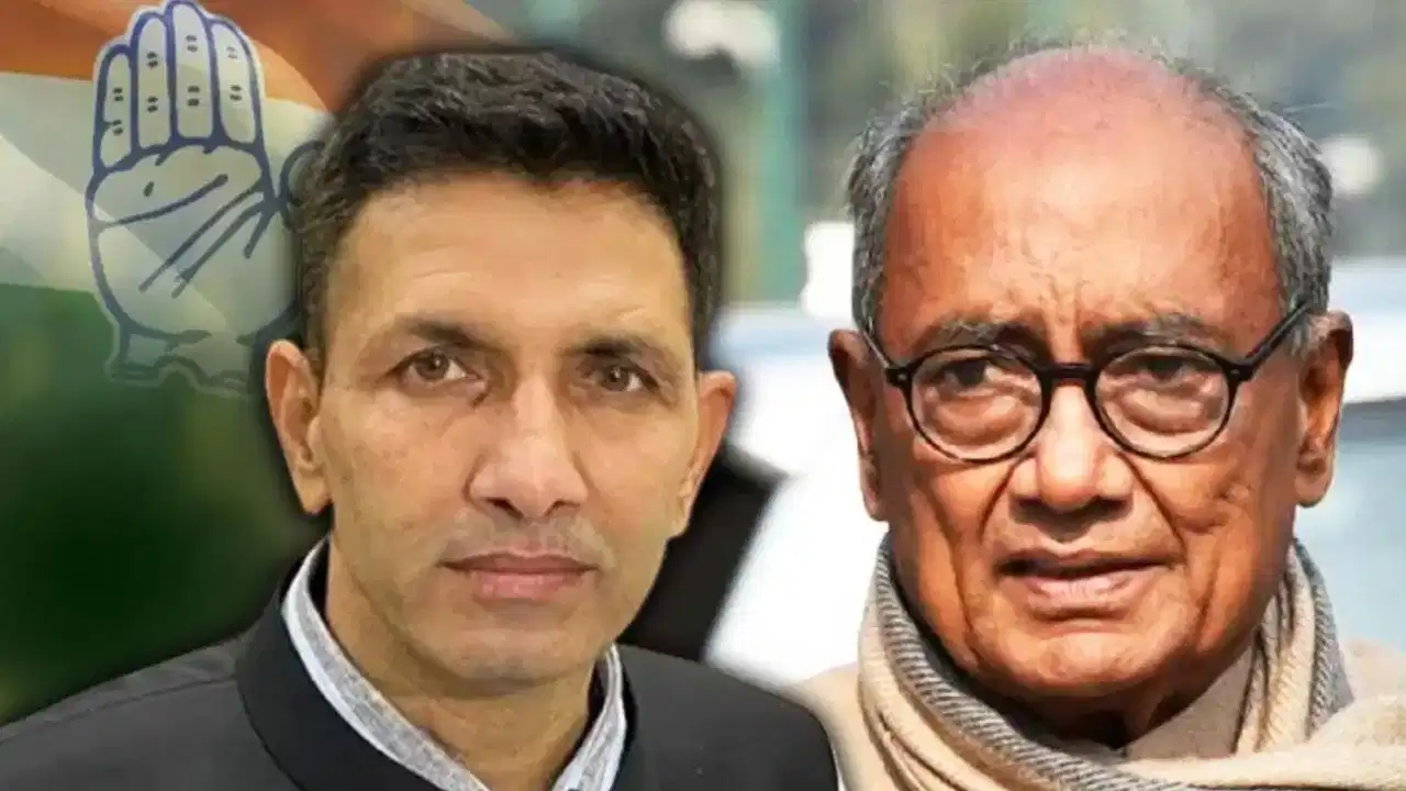 MP Congress Internal Conflict: दिग्विजय सिंह और जीतू पटवारी के बीच बढ़ी तनातनी; वीर भारत न्यास मामले पर आमने-सामने