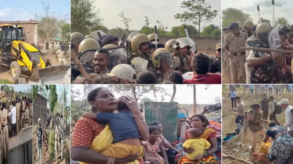 रायपुर: नकटी गांव में ‘विधायक कॉलोनी’ के लिए चला बुलडोजर, बारिश में बेघर हुए 80 से ज्यादा परिवार